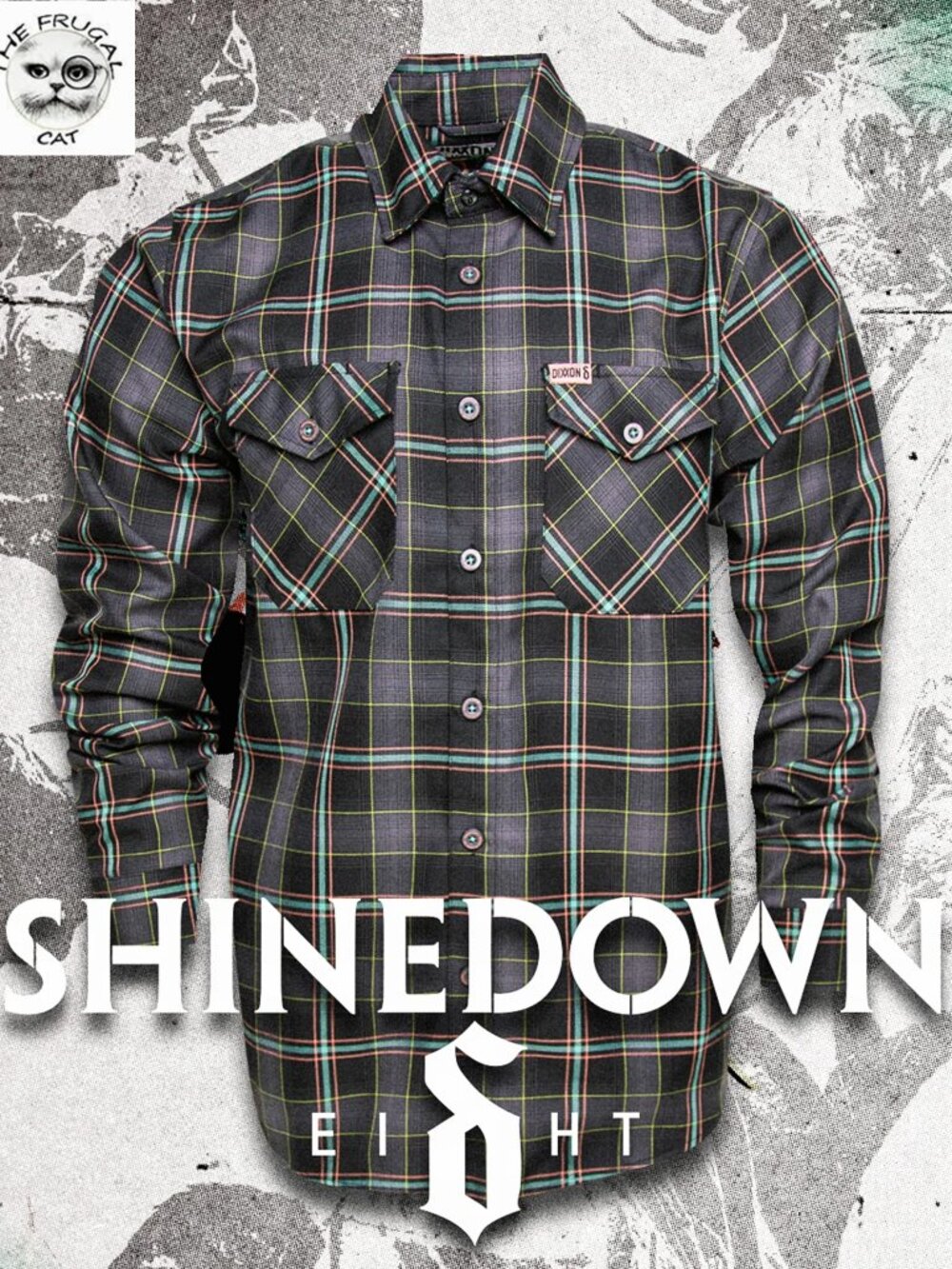 DIXXON FLANNEL x SHINEDOWN EI8GH THAT IS Flannel - Men's Large